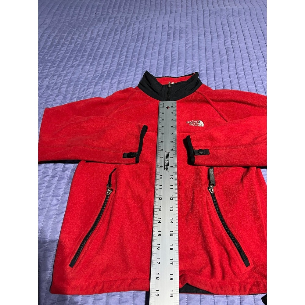 The North Face youth/junior red fleece jacket Size M #outdoor #fleece - Picture 12 of 12